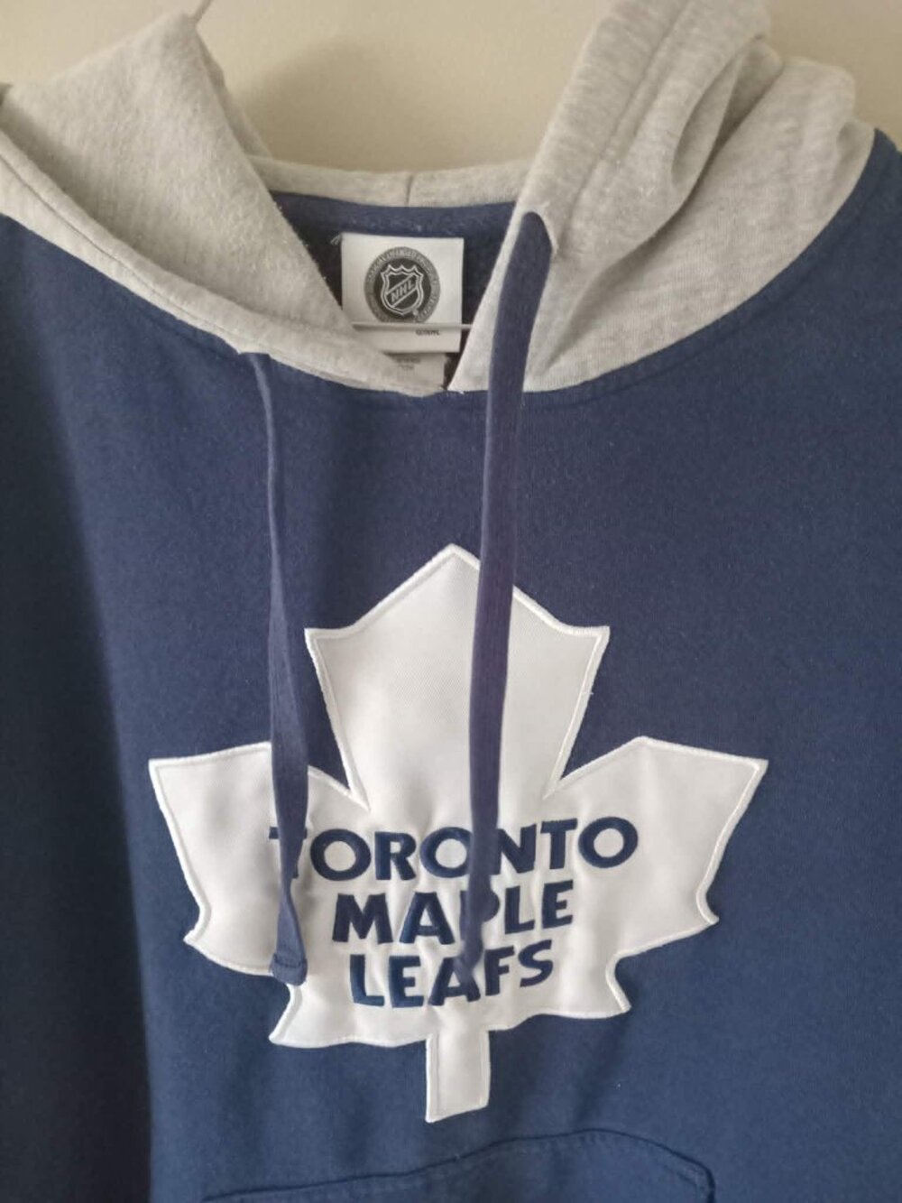 Vintage Y2K Toronto Maple Leafs NHL Hoodie Navy Blue Size Large - Picture 4 of 8